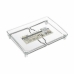Soporte para Platos Confortime Plegable Transparente 31 x 22 x 16,8 cm (12 Unidades)