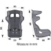 Asiento Racing OMP RS-PT2 FIA 8855-1999 Negro