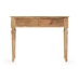 Stalas su 2 stalčiais Ruda Mango mediena 98 x 77 x 42 cm Dryžiai