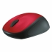 Bezdrátová myš Logitech LGT-M235R Černý Monochromatická Černá/červená