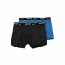 Pakke med boxershorts Nike Trunk Sort Blå 2 Dele