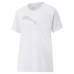 Camiseta de Manga Corta Mujer Puma Evostripe Blanco