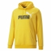 Polar com Capuz Homem Puma Essentials + Two Tone Big Logo Amarelo