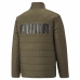 Jachetă Sport de Bărbați Puma  Essentials+ Padded Măslină