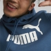 Moški Pulover s Kapuco Puma Big Logo Modra