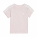 Sportstøj til Baby Adidas Three Stripes Pink