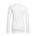 Children’s Long Sleeve T-shirt Adidas  Techfit K  White