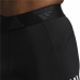 Pánske športové elastické nohavice Adidas  Techfit 3 Stripes Čierna