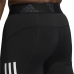 Pánske športové elastické nohavice Adidas  Techfit 3 Stripes Čierna