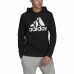 Pánska mikina s kapucňou Adidas Essentials Fleece Big Logo Čierna
