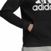 Herren Sweater mit Kapuze Adidas Essentials Fleece Big Logo Schwarz