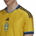 Ανδρικά Κοντομάνικα Πουκάμισα Ποδοσφαίρου Adidas  Suecia 22