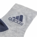Ponožky Adidas Čierna Sivá Biela 3 párov