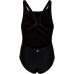Badeanzug für Mädchen Adidas Classic Sports 3 Stripes Schwarz
