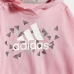 Chándal Infantil Adidas Badge of Sport Graphic Gris Rosa