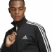 Dres dla Dorosłych Adidas Essentials 3 Stripes Czarny Mężczyzna