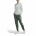 Moteriškas sportinis kostiumas Adidas Essentials 3 Stripes Šviesiai žalia