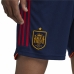 Calções de Desporto para Homem Adidas Home España 22 Futebol Azul escuro