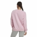 Women’s Sweatshirt without Hood Adidas Studio Lounge 3 bandas Pink
