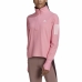 Kvinde Langærmet T-Shirt Adidas Own the Run 1/2 Zip Pink