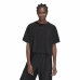 Dámské tričko s krátkým rukávem Adidas Aeroready Wrap-Back Černý
