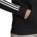 Толстовка с капюшоном женская Adidas Essentials French Terry Чёрный