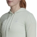Naisten verkkapuku Adidas Logo French Terry Vihreä