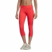 Dámske športový elastické nohavice Adidas Essentials Červená