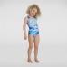 Badeanzug für Mädchen Speedo Digital Placement Blau