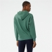 Vyriškas džemperis su gobtuvu New Balance Essentials Stacked Logo Tamsiai žalia