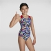 Zwempak voor Meisjes Speedo Digital Allover Splashback Multicolour