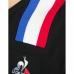 Heren-T-Shirt met Korte Mouwen Le coq sportif Zwart