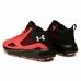 Basketball Shoes for Adults Under Armour Lockdown 5 Black Red
