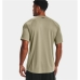 T-Shirt met Korte Mouwen Under Armour Wordmark Groen