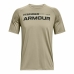 T-shirt med kortärm Under Armour Wordmark Grön
