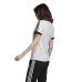 Moteriški marškinėliai su trumpomis rankovėmis Adidas 3 stripes Balta (36)