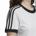 Moteriški marškinėliai su trumpomis rankovėmis Adidas 3 stripes Balta (36)