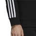 Bluza bez kaptura Męska Adidas 3 stripes Czarny