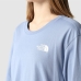 Moteriški marškinėliai su trumpomis rankovėmis The North Face Simple Dome Folk Mėlyna