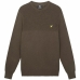 Sweaters uten Hette til Menn Lyle & Scott V1-Crew Oliven