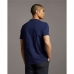 Men’s Short Sleeve T-Shirt Lyle & Scott V1-Plain  Navy Blue Men