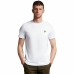 Kortærmet T-shirt til Mænd Lyle & Scott V1-Plain Hvid Mænd