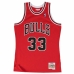 Camiseta de baloncesto Mitchell & Ness Chicago Bull Scotie Pippen Rojo Carmesí
