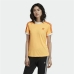 Lühikeste varrukatega T-särk, naiste Adidas Originals 3 Stripes Oranž