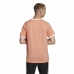 Herren Kurzarm-T-Shirt Adidas 3 stripes Lachsfarben