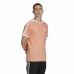 T-shirt à manches courtes homme Adidas 3 stripes Saumon
