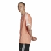 Men’s Short Sleeve T-Shirt Adidas 3 stripes Salmon