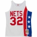t-shirt de basket Mitchell & Ness New York Nets Blanc