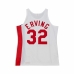 Basketbalové tričko Mitchell & Ness New York Nets Bílý