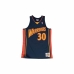 Krepšinio marškinėliai Mitchell & Ness  GS Warriors Stepahn Curry Tamsiai mėlyna
